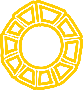 Güneş sembolleri el çizimi, güneş ışığı, gün batımı, güneş ışığı