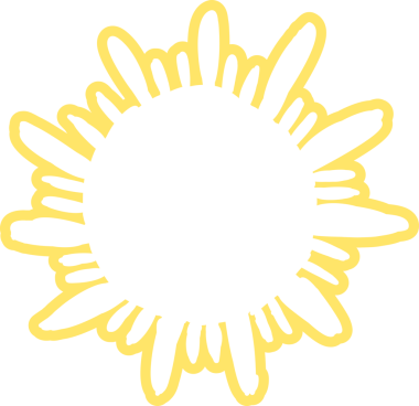 Güneş sembolleri el çizimi, güneş ışığı, gün batımı, güneş ışığı