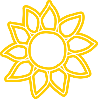 Güneş sembolleri el çizimi, güneş ışığı, gün batımı, güneş ışığı