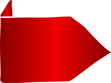 Kırmızı fiyat etiketi kurdele ve afiş