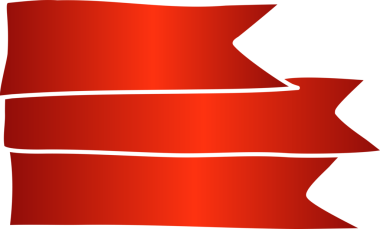 Kırmızı fiyat etiketi kurdele ve afiş