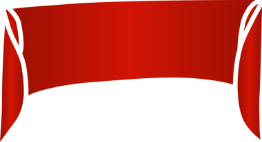 Kırmızı fiyat etiketi kurdele ve afiş