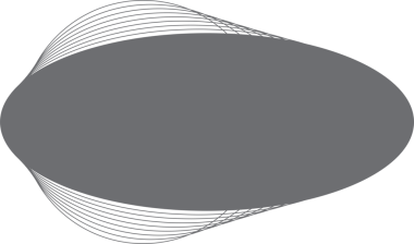 Etiket, logo, etiket, pankart için harmanlanan geometrik daireye sahip oval çerçeve