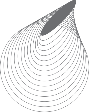 Etiket, logo, etiket, pankart için harmanlanan geometrik daireye sahip oval çerçeve