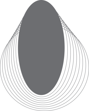 Etiket, logo, etiket, pankart için harmanlanan geometrik daireye sahip oval çerçeve