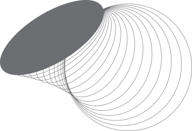 Etiket, logo, etiket, pankart için harmanlanan geometrik daireye sahip oval çerçeve
