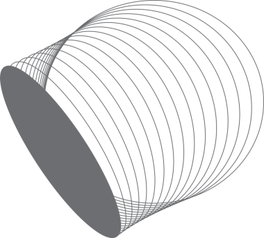 Etiket, logo, etiket, pankart için harmanlanan geometrik daireye sahip oval çerçeve
