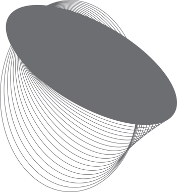 Etiket, logo, etiket, pankart için harmanlanan geometrik daireye sahip oval çerçeve