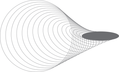 Etiket, logo, etiket, pankart için harmanlanan geometrik daireye sahip oval çerçeve