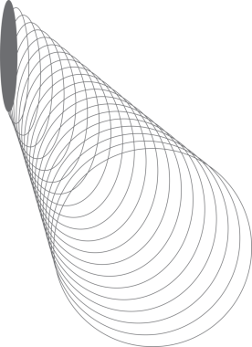 Etiket, logo, etiket, pankart için harmanlanan geometrik daireye sahip oval çerçeve