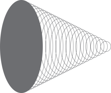 Etiket, logo, etiket, pankart için harmanlanan geometrik daireye sahip oval çerçeve