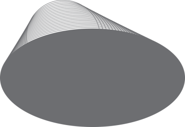 Etiket, logo, etiket, pankart için harmanlanan geometrik daireye sahip oval çerçeve