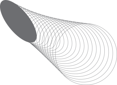 Etiket, logo, etiket, pankart için harmanlanan geometrik daireye sahip oval çerçeve