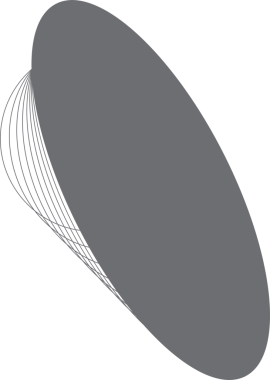 Etiket, logo, etiket, pankart için harmanlanan geometrik daireye sahip oval çerçeve