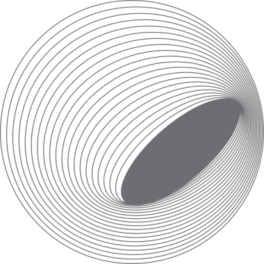 Etiket, logo, etiket, pankart için harmanlanan geometrik daireye sahip oval çerçeve