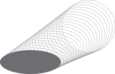 Etiket, logo, etiket, pankart için harmanlanan geometrik daireye sahip oval çerçeve