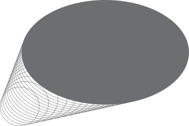 Etiket, logo, etiket, pankart için harmanlanan geometrik daireye sahip oval çerçeve
