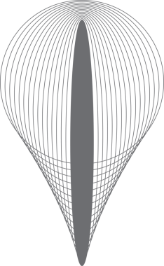 Etiket, logo, etiket, pankart için harmanlanan geometrik daireye sahip oval çerçeve