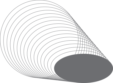 Etiket, logo, etiket, pankart için harmanlanan geometrik daireye sahip oval çerçeve
