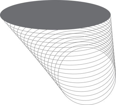 Etiket, logo, etiket, pankart için harmanlanan geometrik daireye sahip oval çerçeve
