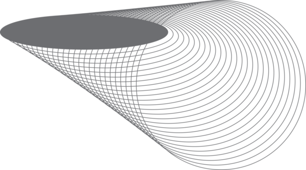 Etiket, logo, etiket, pankart için harmanlanan geometrik daireye sahip oval çerçeve