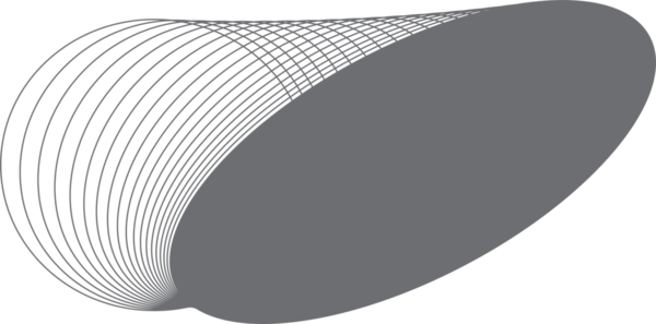 Etiket, logo, etiket, pankart için harmanlanan geometrik daireye sahip oval çerçeve