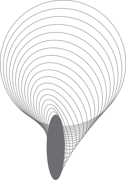 Etiket, logo, etiket, pankart için harmanlanan geometrik daireye sahip oval çerçeve
