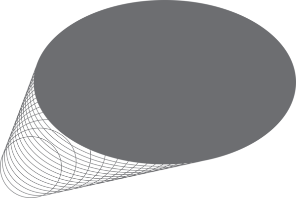 Etiket, logo, etiket, pankart için harmanlanan geometrik daireye sahip oval çerçeve