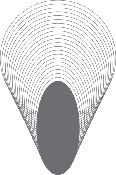 Etiket, logo, etiket, pankart için harmanlanan geometrik daireye sahip oval çerçeve