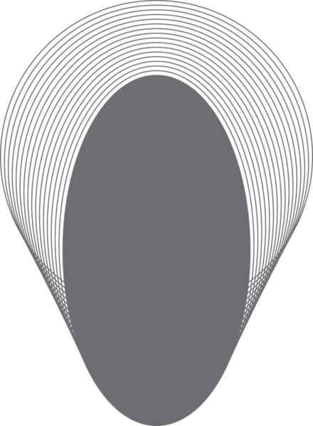 Etiket, logo, etiket, pankart için harmanlanan geometrik daireye sahip oval çerçeve