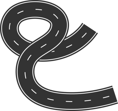 Şehir haritası, karayolu, trafik için sokak ve yol ögeleri