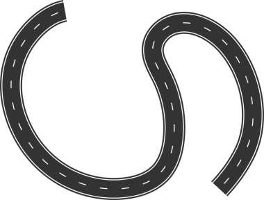 Şehir haritası, karayolu, trafik için sokak ve yol ögeleri