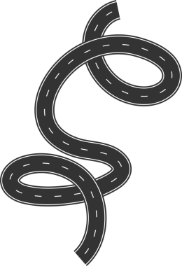 Şehir haritası, karayolu, trafik için sokak ve yol ögeleri