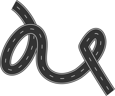 Şehir haritası, karayolu, trafik için sokak ve yol ögeleri