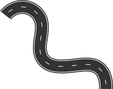 Şehir haritası, karayolu, trafik için sokak ve yol ögeleri