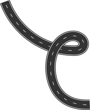 Şehir haritası, karayolu, trafik için sokak ve yol ögeleri