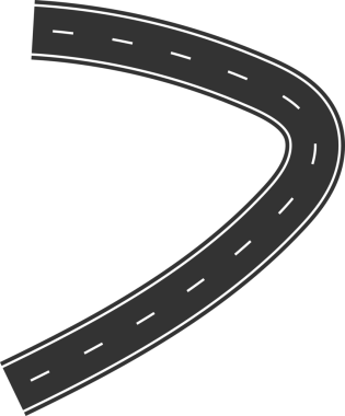 Şehir haritası, karayolu, trafik için sokak ve yol ögeleri