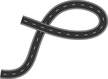 Şehir haritası, karayolu, trafik için sokak ve yol ögeleri