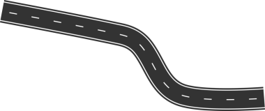 Şehir haritası, karayolu, trafik için sokak ve yol ögeleri