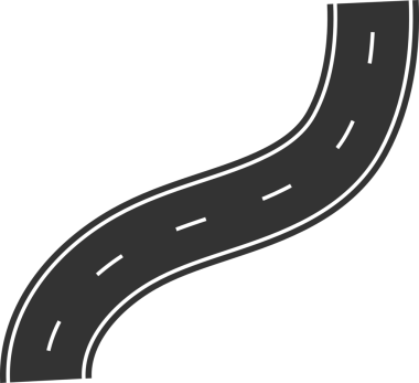 Şehir haritası, karayolu, trafik için sokak ve yol ögeleri