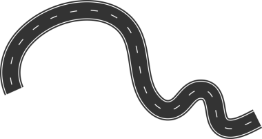 Şehir haritası, karayolu, trafik için sokak ve yol ögeleri