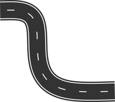 Şehir haritası, karayolu, trafik için sokak ve yol ögeleri