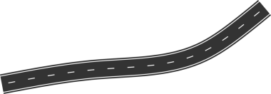 Şehir haritası, karayolu, trafik için sokak ve yol ögeleri