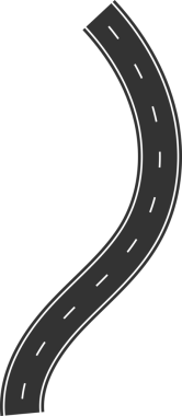 Şehir haritası, karayolu, trafik için sokak ve yol ögeleri