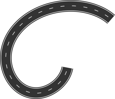 Şehir haritası, karayolu, trafik için sokak ve yol ögeleri