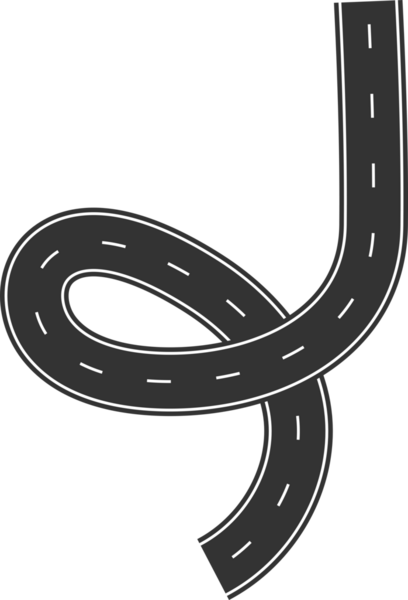 Şehir haritası, karayolu, trafik için sokak ve yol ögeleri