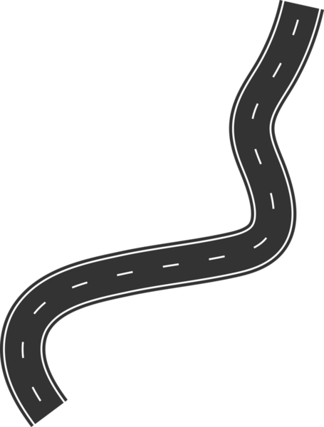 Şehir haritası, karayolu, trafik için sokak ve yol ögeleri