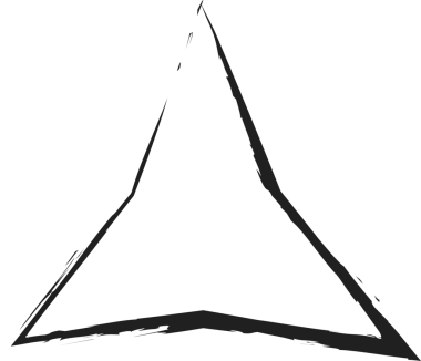 Çizilmiş üçgenleri ve şekillendirilmiş ögeleri fırçala