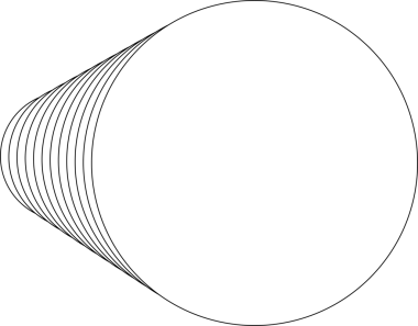 Dairesel beyaz üst üste binen çerçeve karışımı. Teknoloji tasarımı