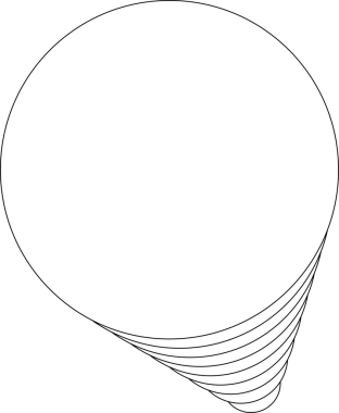 Dairesel beyaz üst üste binen çerçeve karışımı. Teknoloji tasarımı